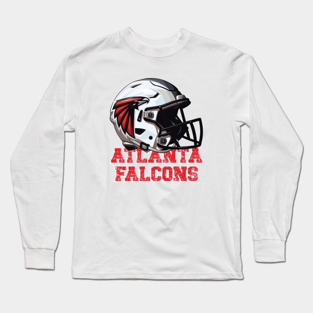 Atlanta Falcons Long Sleeve T-Shirt by vectrus